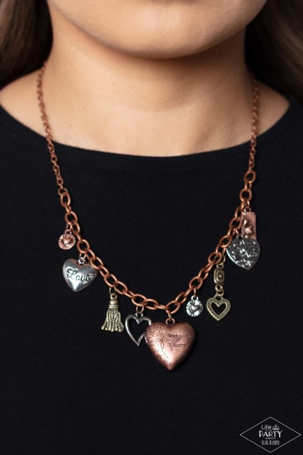 Paparazzi Necklace ~ Heart Of Wisdom - Multi