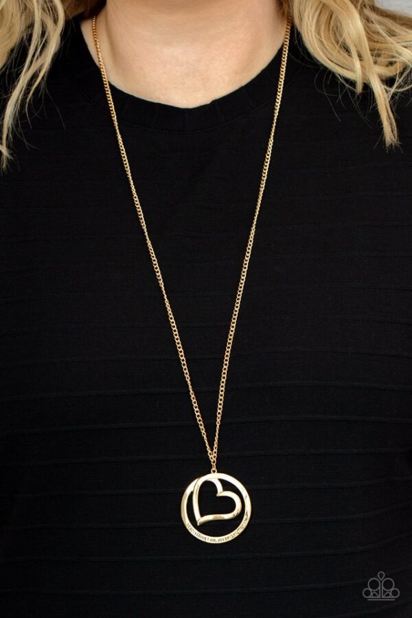 Paparazzi Necklace ~ Positively Perfect - Gold