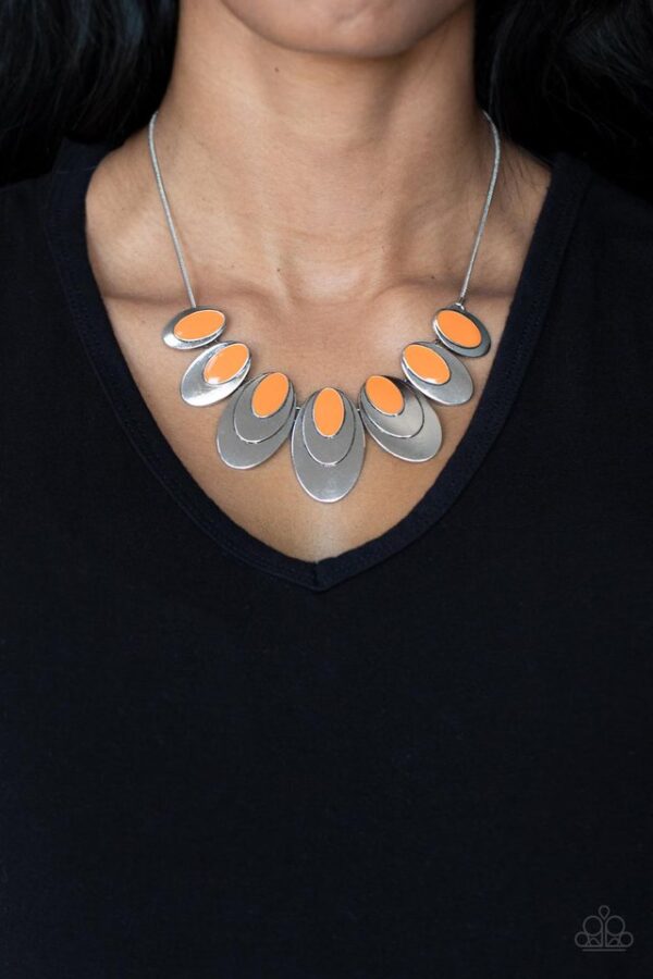 Paparazzi Necklace ~ Endless Eclipse - Orange