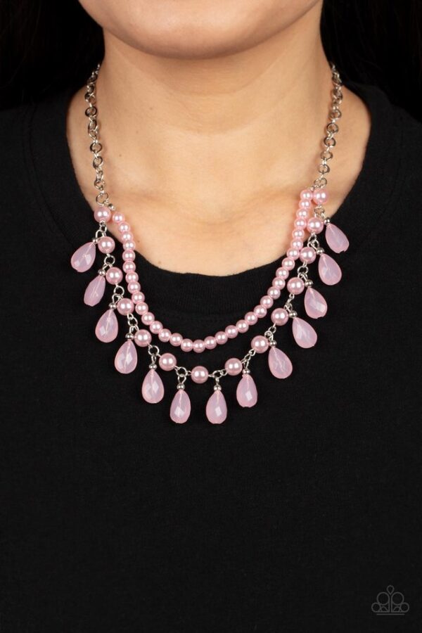 Paparazzi Necklace ~ Dreamy Destination Wedding - Pink