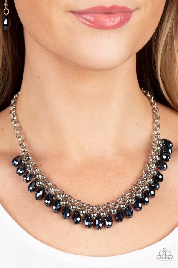 Paparazzi Necklace ~ Metro Monarchy - Blue