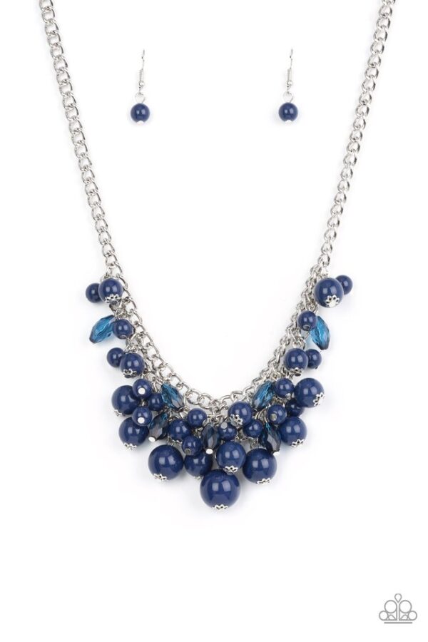 Paparazzi Necklace ~ Broadway Bustle - Blue