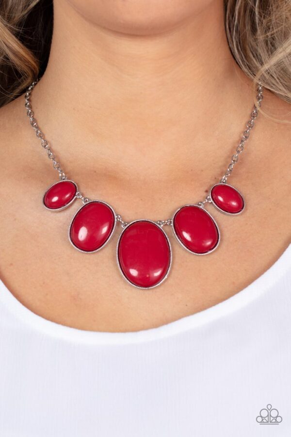 Paparazzi Necklace ~ Vivacious Vanity - Red