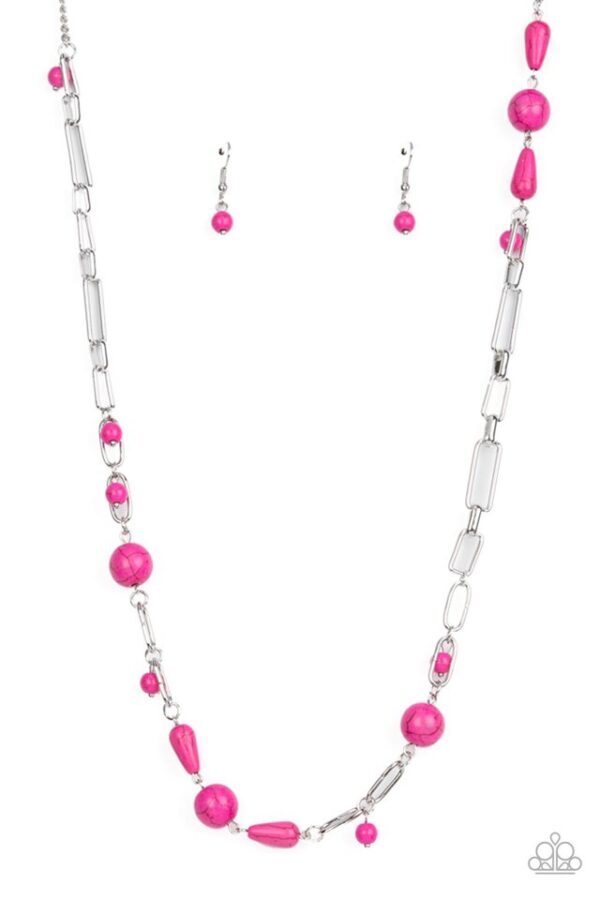 Paparazzi Necklace ~ Desert Journey - Pink