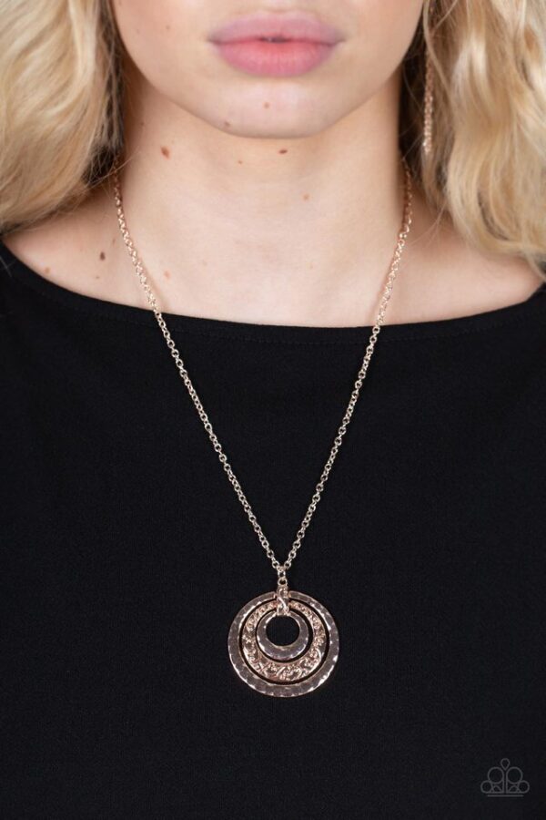 Paparazzi Necklace ~ Totally Tulum - Rose Gold