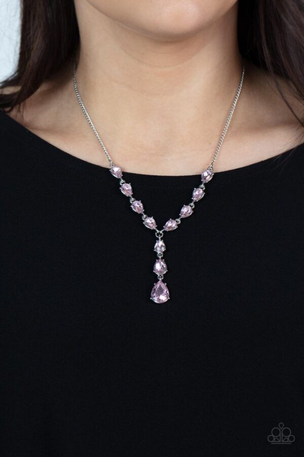 Paparazzi Necklace ~ Park Avenue A-Lister - Pink