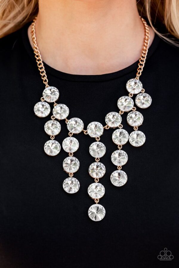 Paparazzi Necklace ~ Spotlight Stunner - Gold