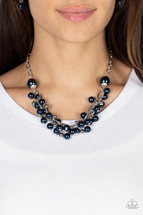 Paparazzi Necklace ~ Party Crasher - Blue