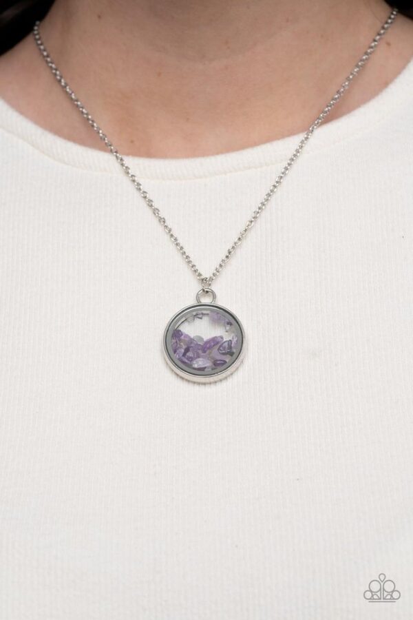 Paparazzi Necklace ~ Gemstone Guru - Purple