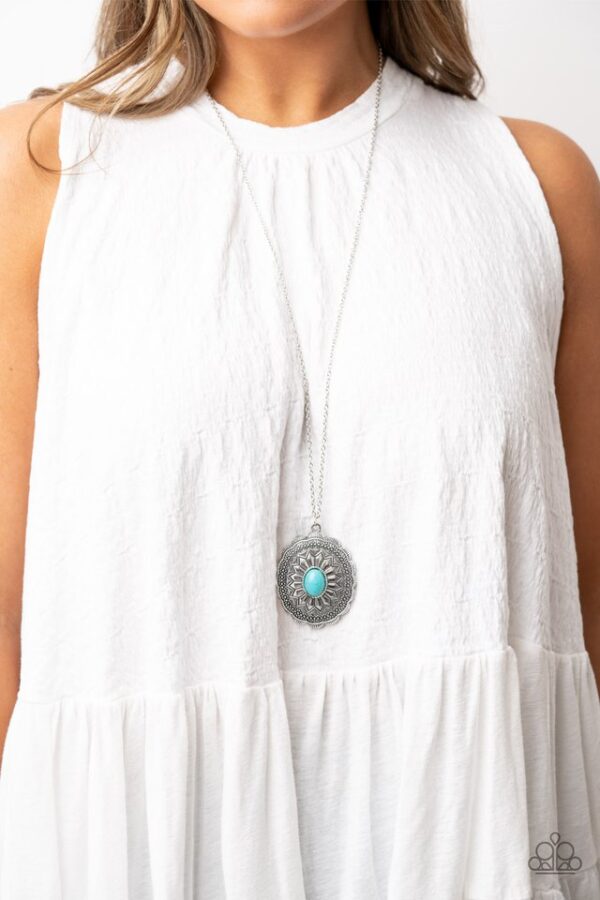 Paparazzi Necklace ~ Mojave Mirage - Blue