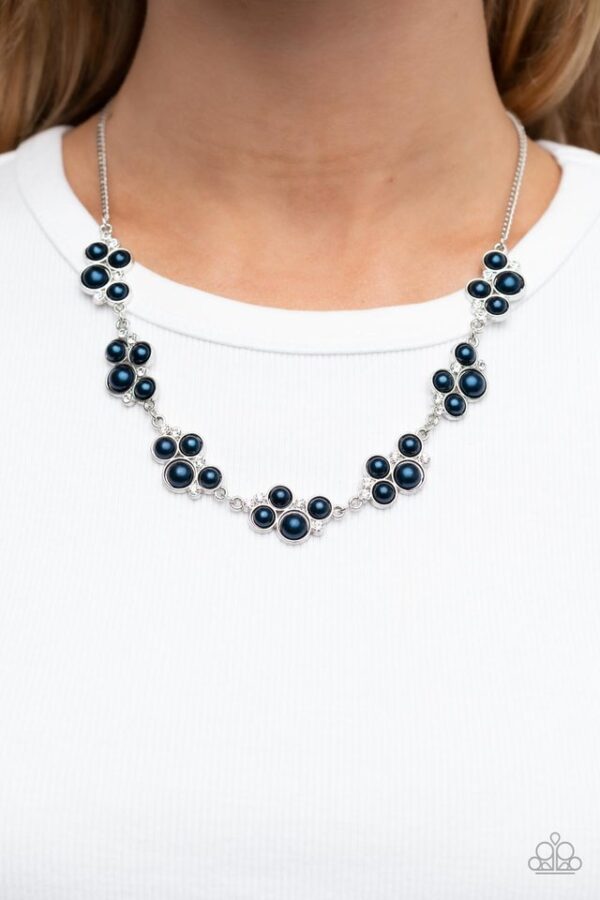 Paparazzi Necklace ~ GRACE to the Top - Blue