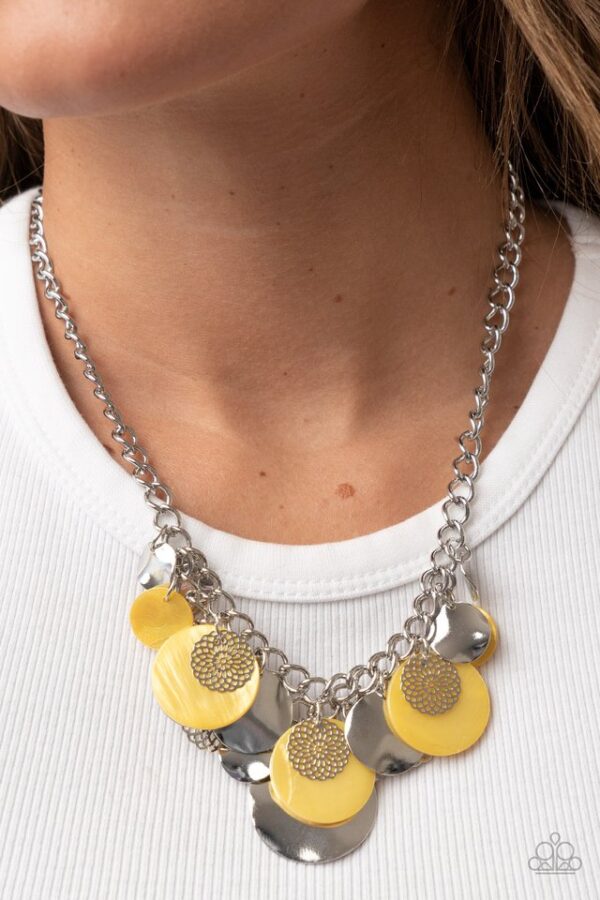 Paparazzi Necklace ~ Oceanic Opera - Yellow