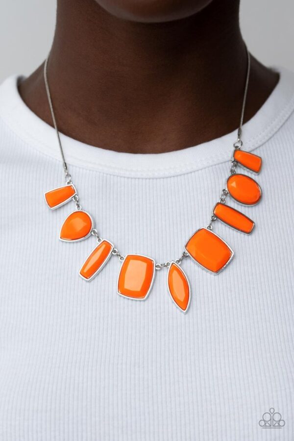 Paparazzi Necklace ~ Luscious Luxe - Orange