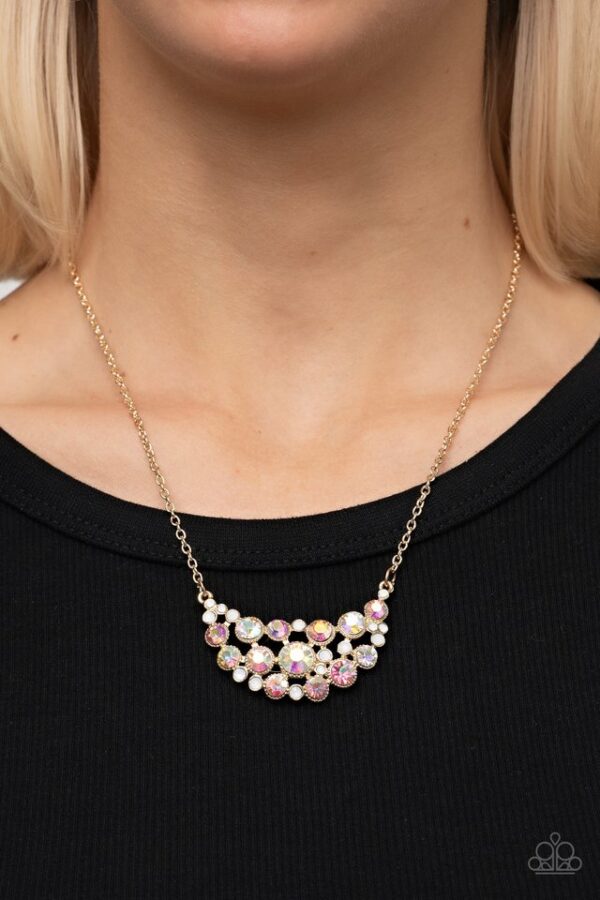 Paparazzi Necklace ~ Effervescently Divine - Gold