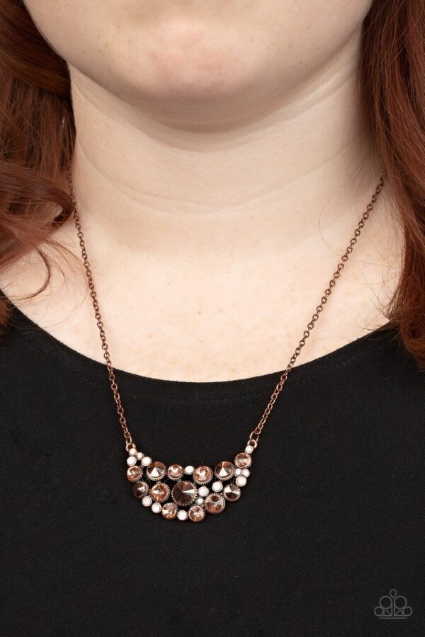 Paparazzi Necklace ~ Effervescently Divine - Copper