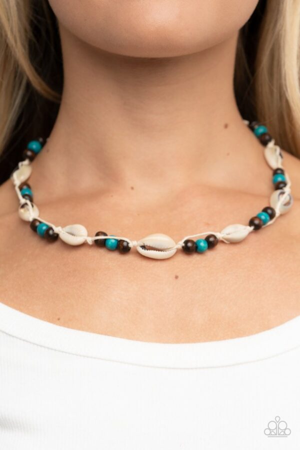 Paparazzi Necklace ~ Bermuda Beachcomber - Blue