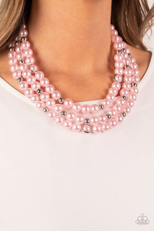 Paparazzi Necklace ~ Needs No Introduction - Pink