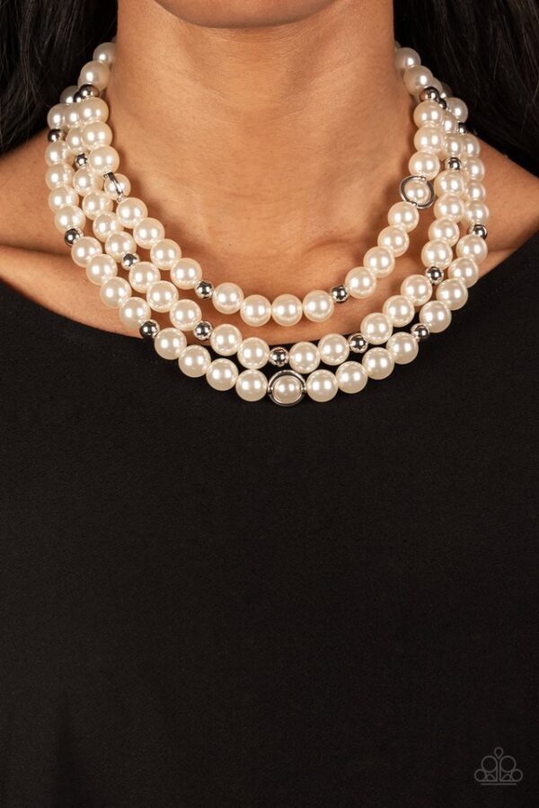 Paparazzi Necklace ~ Needs No Introduction - White