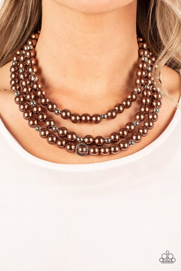 Paparazzi Necklace ~ Needs No Introduction - Brown