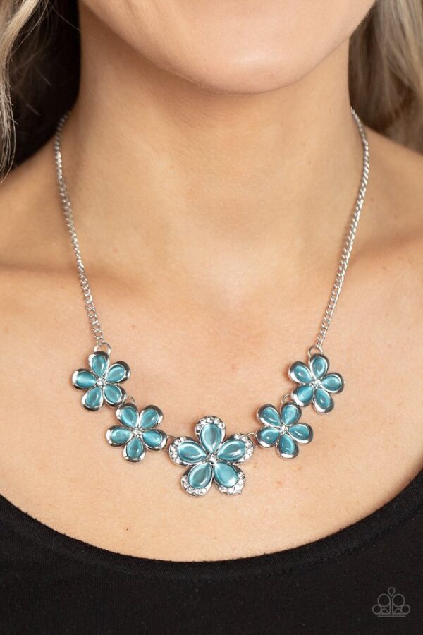 Paparazzi Necklace ~ Garden Daydream - Blue