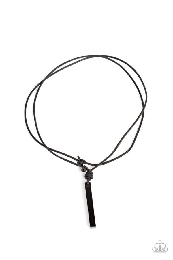 Paparazzi Necklace ~ Mechanical Maintenance - Black