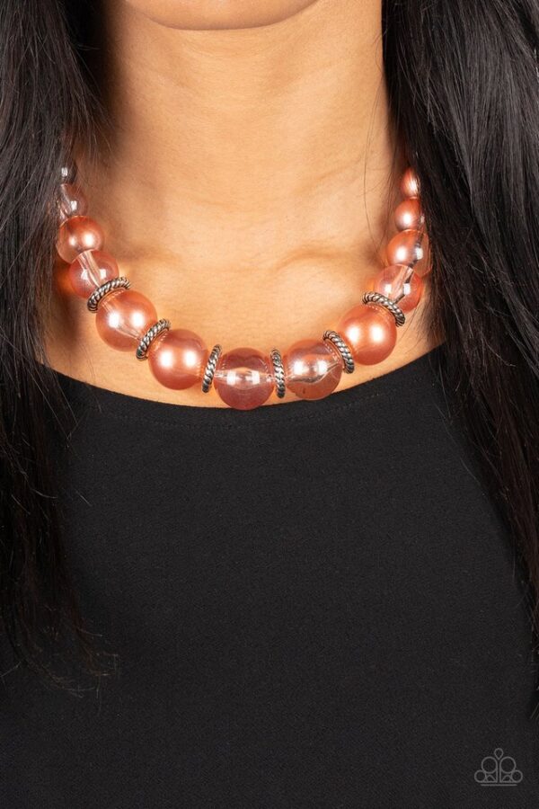 Paparazzi Necklace ~ Marina Mirage - Orange