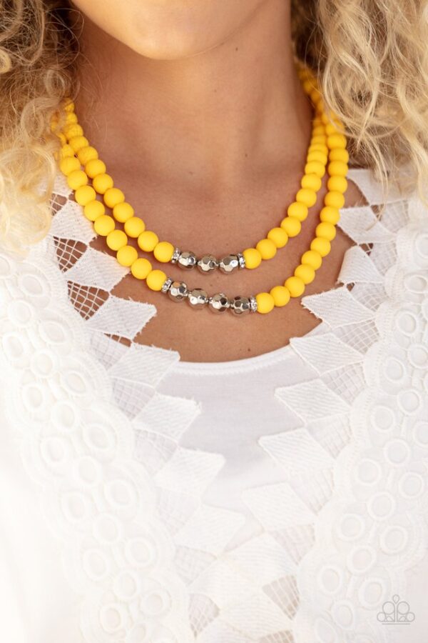 Paparazzi Necklace ~ Summer Splash - Yellow