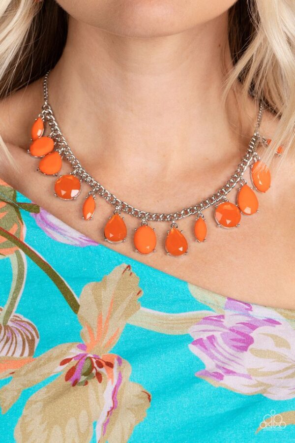 Paparazzi Necklace ~ Fairytale Fortuity - Orange