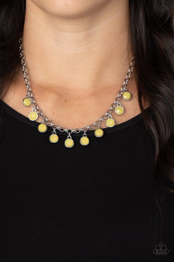 Paparazzi Necklace ~ Moonbeam Magic - Yellow