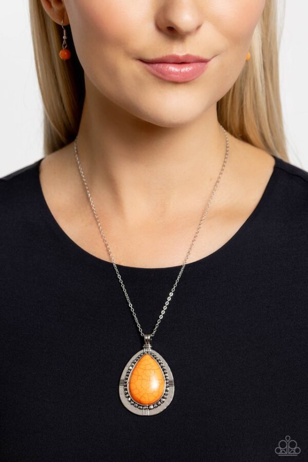 Paparazzi Necklace ~ Western Wilderness - Orange