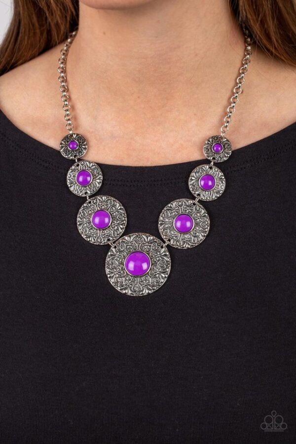 Paparazzi Necklace ~ Garden Glade - Purple