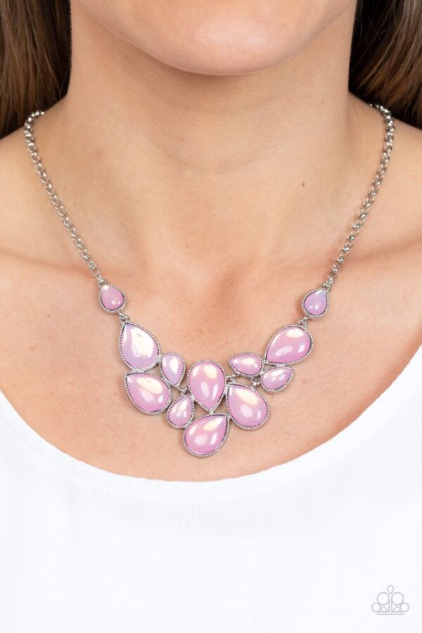 Paparazzi Necklace ~ Keeps GLOWING and GLOWING - Pink