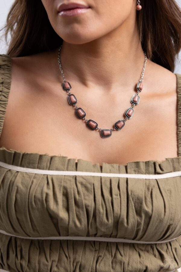 Paparazzi Necklace ~ Southern Safari - Brown