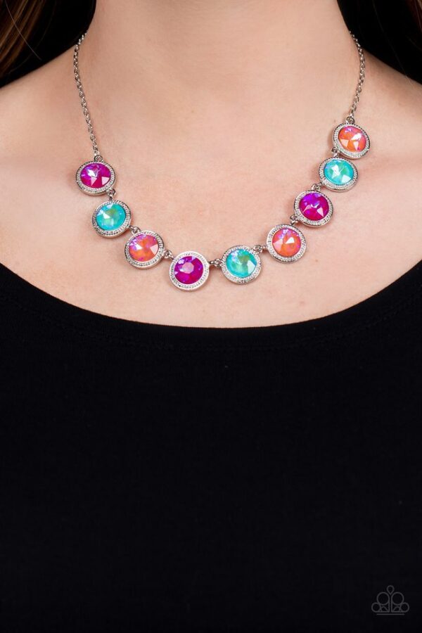 Paparazzi Necklace ~ Queen of the Cosmos - Orange