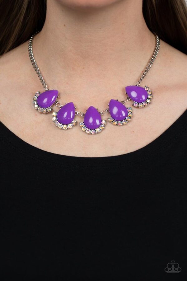 Paparazzi Necklace ~ Ethereal Exaggerations - Purple