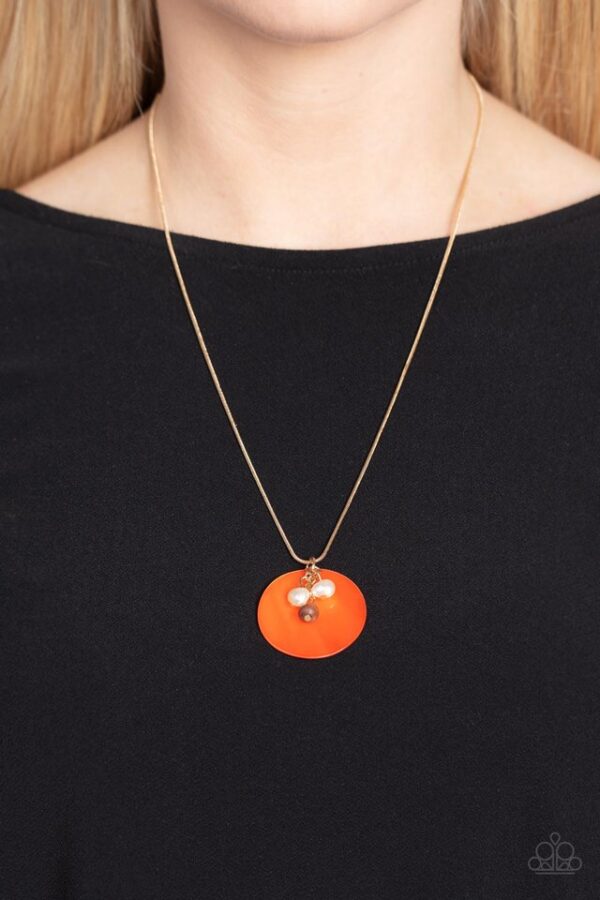 Paparazzi Necklace ~ Beach House Harmony - Orange