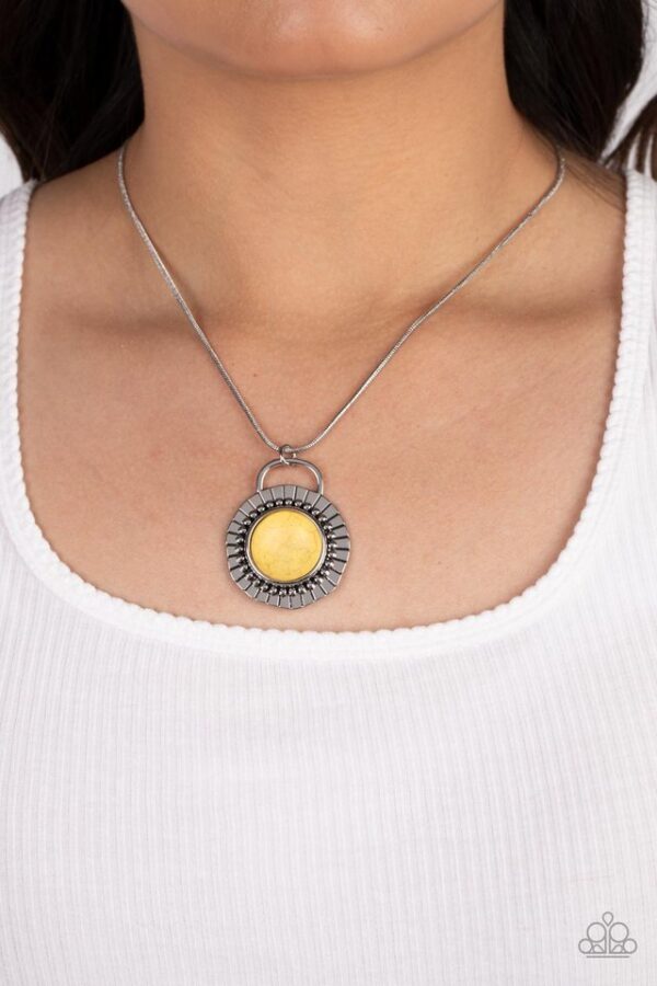 Paparazzi Necklace ~ New Age Nomad - Yellow