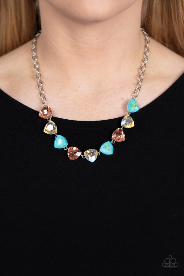 Paparazzi Necklace ~ Dreamy Drama - Orange