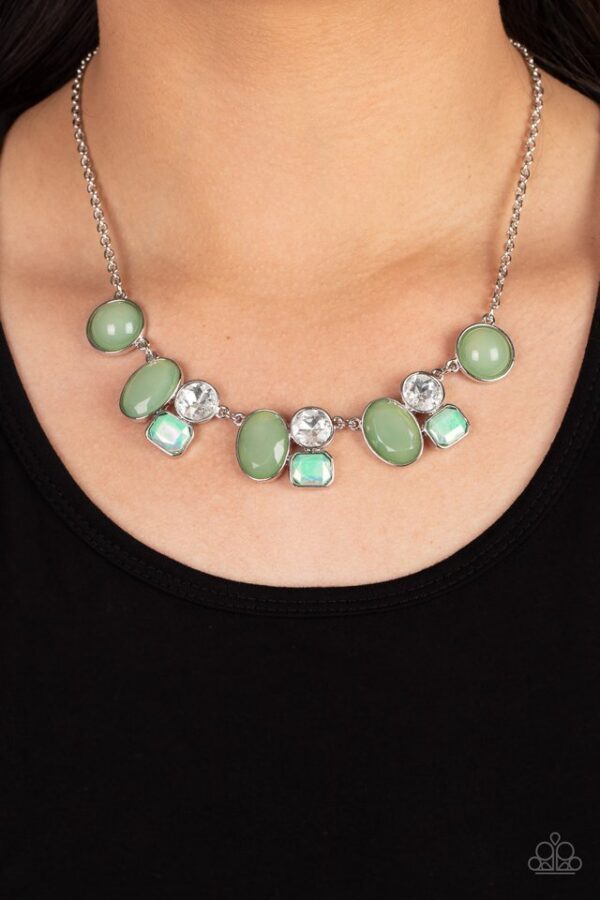 Paparazzi Necklace ~ Fantasy World - Green