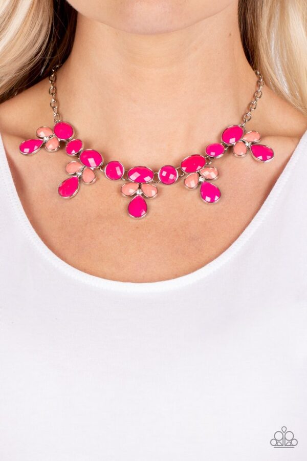 Paparazzi Necklace ~ Midsummer Meadow - Pink