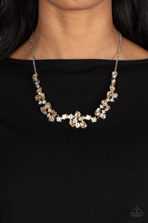 Paparazzi Necklace ~ Welcome to the Ice Age - Brown