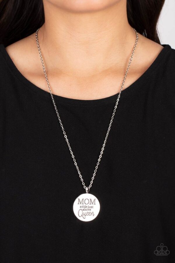 Paparazzi Necklace ~ Mother Dear - White