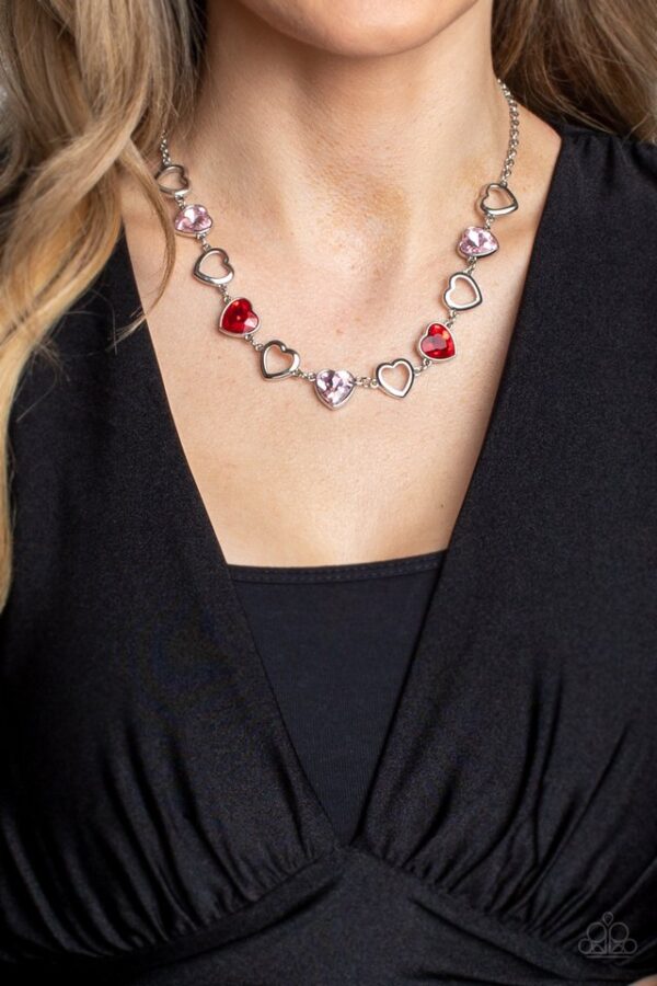 Paparazzi Necklace ~ Contemporary Cupid - Multi