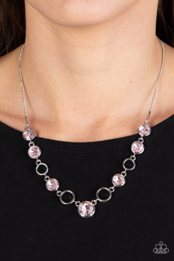 Paparazzi Necklace ~ Elegantly Elite - Pink