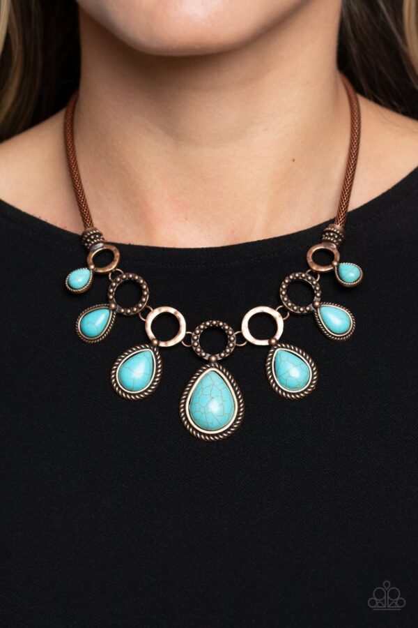 Paparazzi Necklace ~ Riverside Relic - Copper