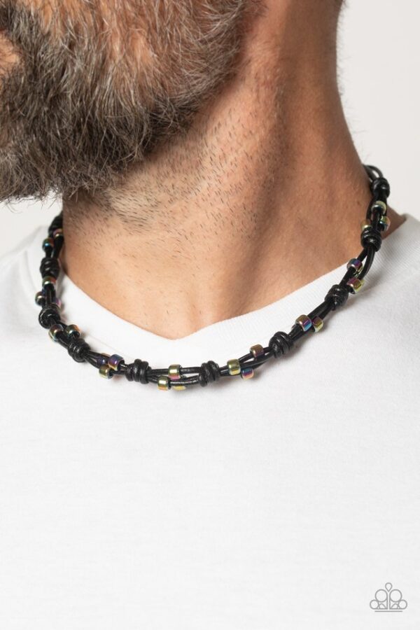 Paparazzi Necklace ~ Braided Brawl - Multi