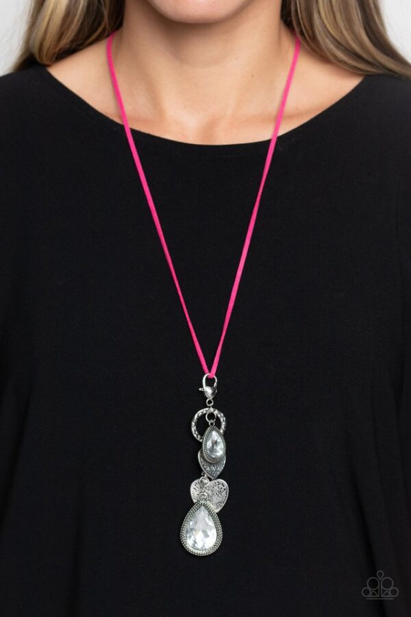 Paparazzi Necklace ~ Casanova Clique - Pink