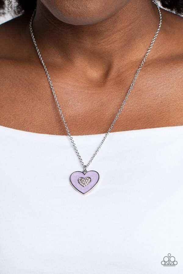 Paparazzi Necklace ~ So This Is Love - Purple