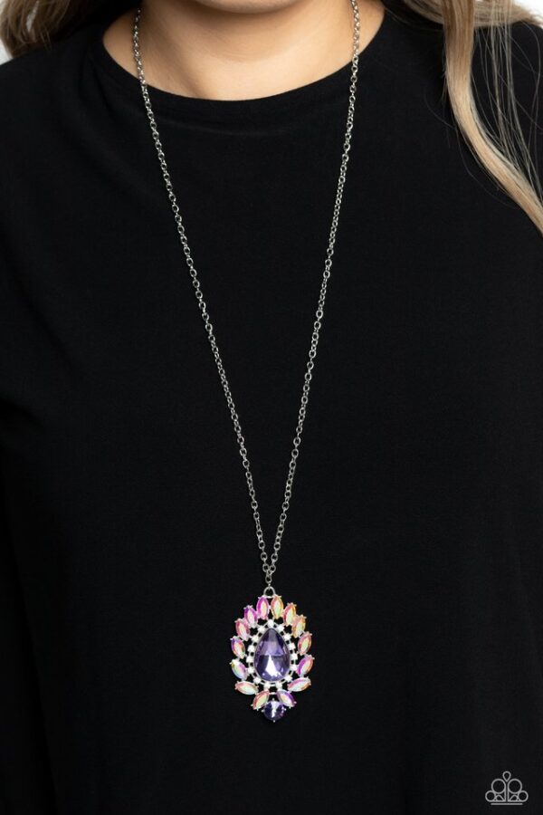 Paparazzi Necklace ~ Over the TEARDROP - Purple