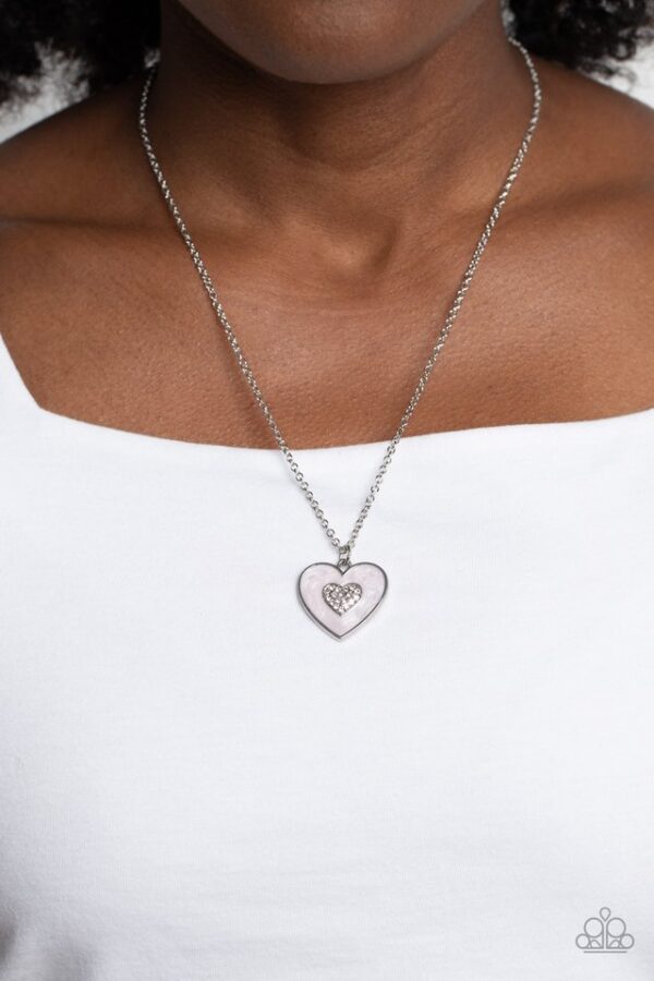 Paparazzi Necklace ~ So This Is Love - Pink